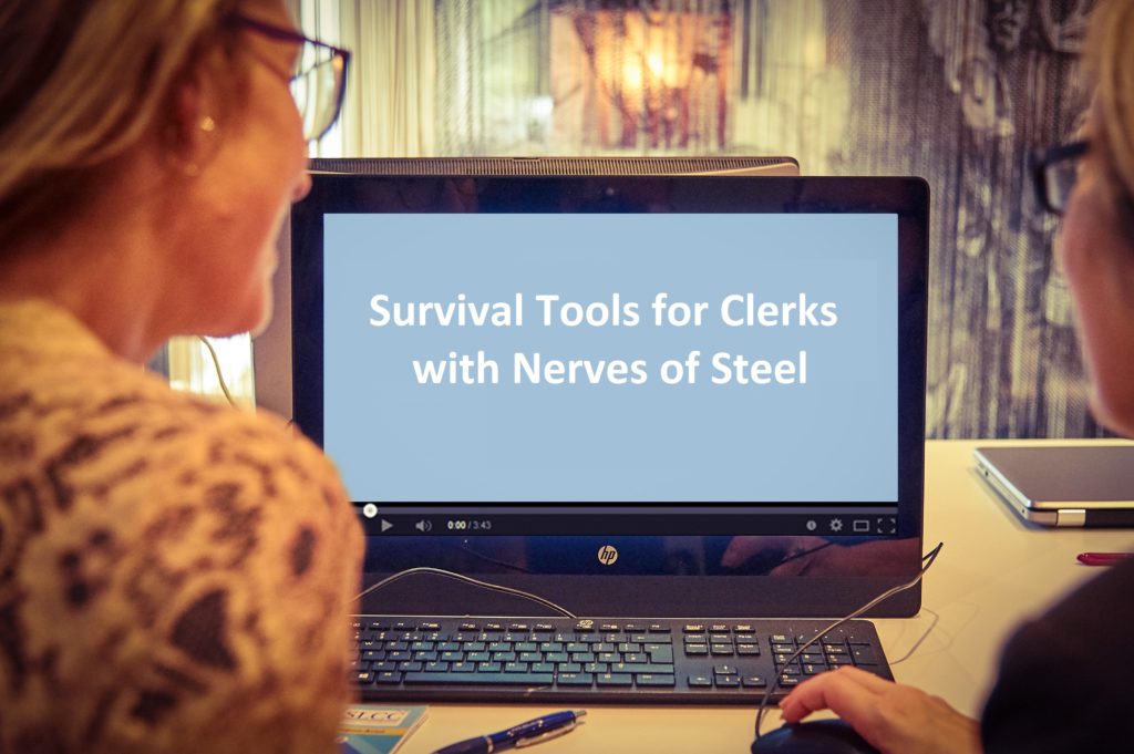Personal Resilience - Survival Tools for Clerks with Nerves of Steel