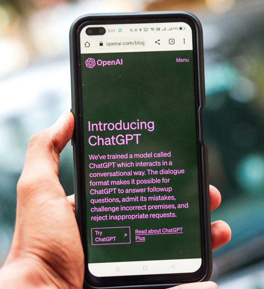 Introducing ChatGPT information displayed on smartphone screen